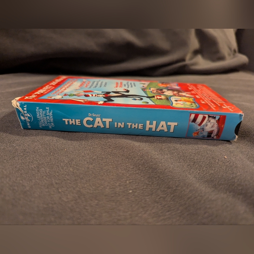 Dr Seuss' The Cat in the Hat Demo Promo Screener VHS Tape TESTED - Picture 5 of 8